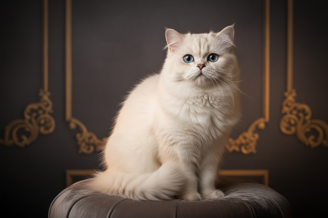 Chat Persan yeux bleus