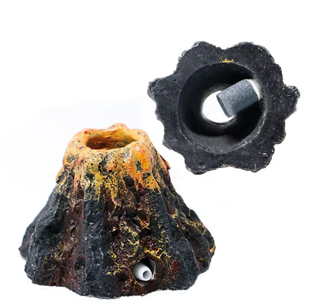 Mini Volcan à Bulles Aquarium – Décor Réaliste & Oxygénation