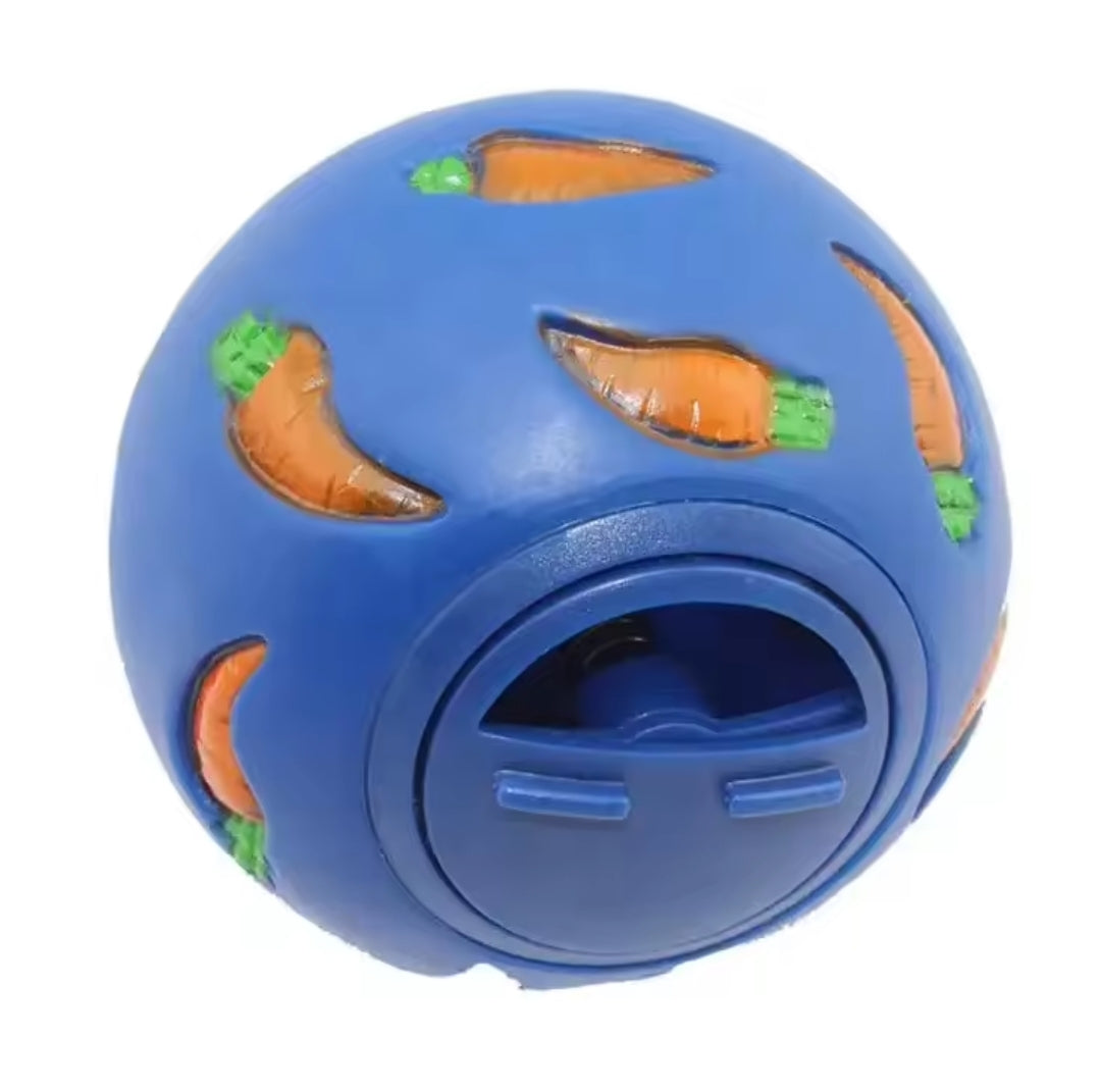 Boule Distributrice de Friandises pour Rongeurs – 7,5 cm – Lapin, Cobaye, Hamster