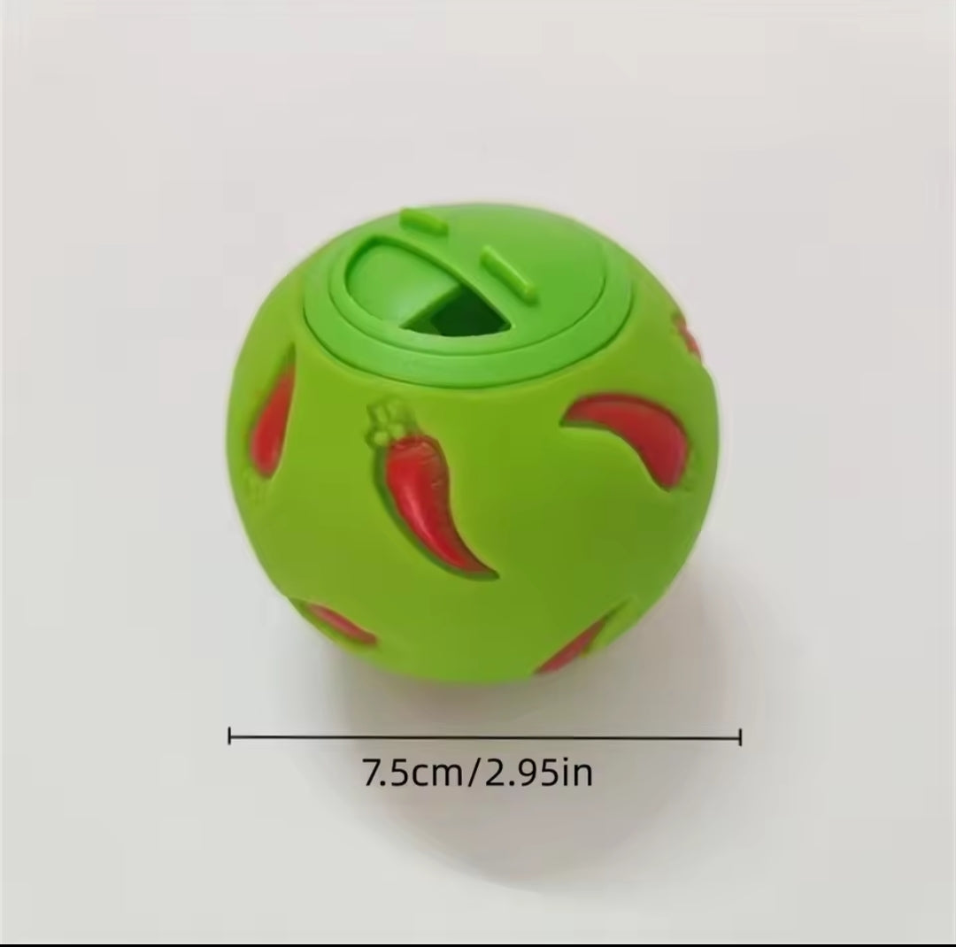 Boule Distributrice de Friandises pour Rongeurs – 7,5 cm – Lapin, Cobaye, Hamster