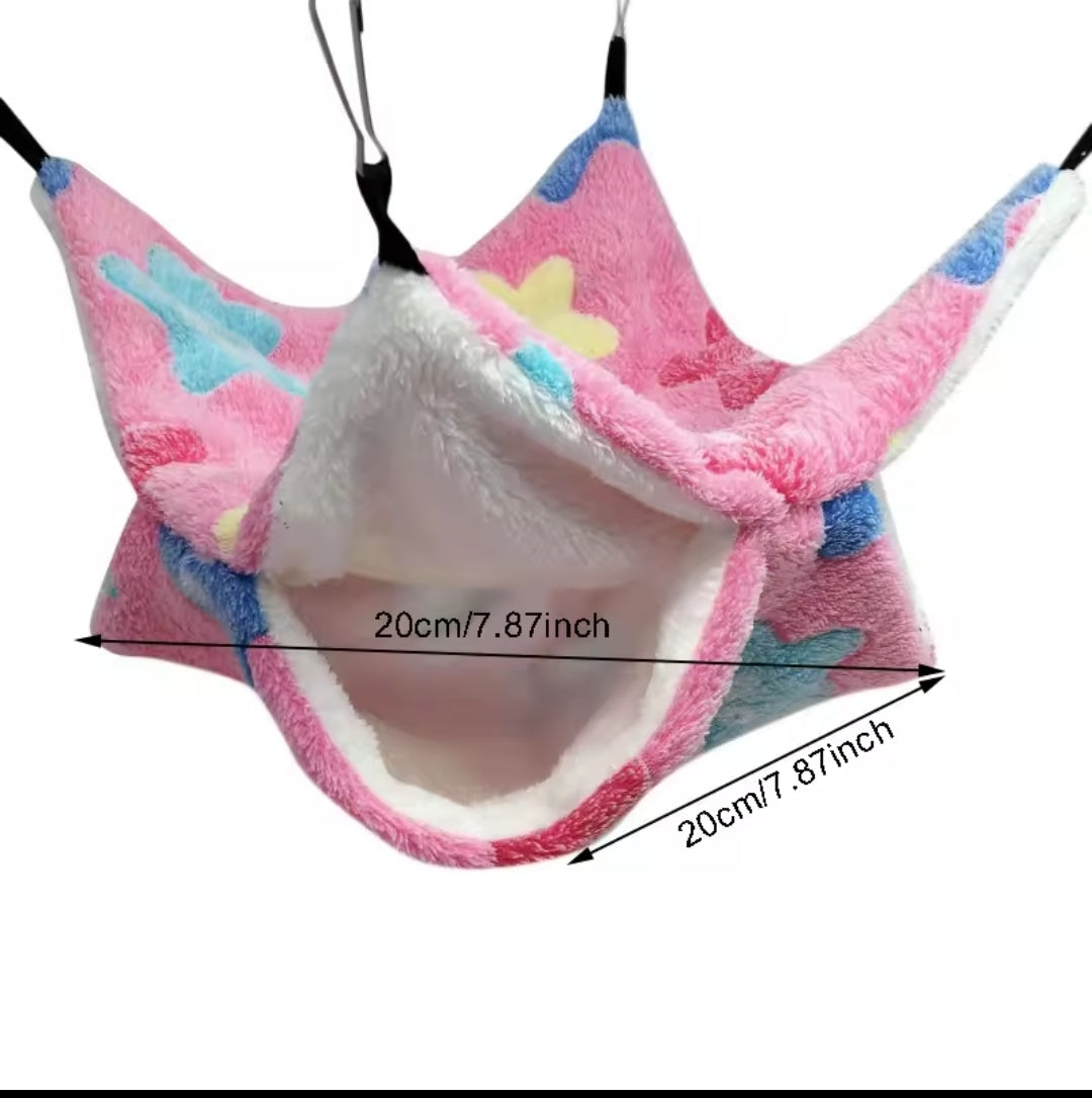 Hamac Sac de Couchage Suspendu Ultra Doux pour Chinchilla, Furet, Cochon d'Inde & Rongeurs