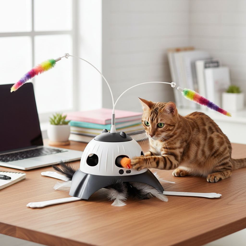 Jouet Interactif 3-en-1 "Anivarium" : Le Compagnon de Jeu Automatique Ultim
