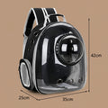 Sac de transport pour chat "Capsule Spatiale" – Anti-stress & Vision panoramique – Respirant – Pour chat & petit chien
