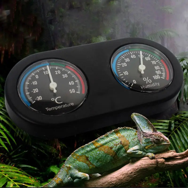 Thermomètre-Hygromètre Cadran Terrarium – Sans Pile Fiable