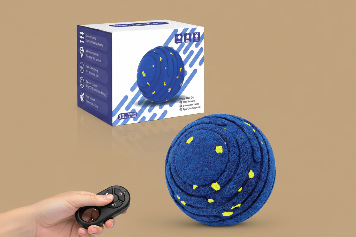 Balle Télécommandée Interactive pour Chien – E-TPU USB-C