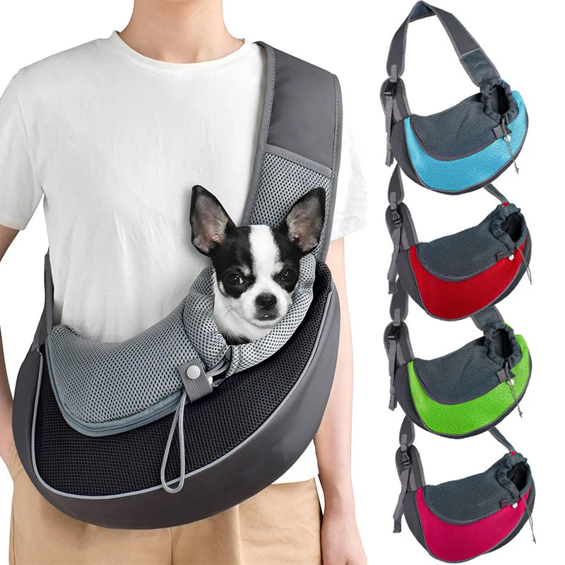 Sac de Transport pour PETIT Chien et Chat – Bandoulière Confort, Vélo & Balade