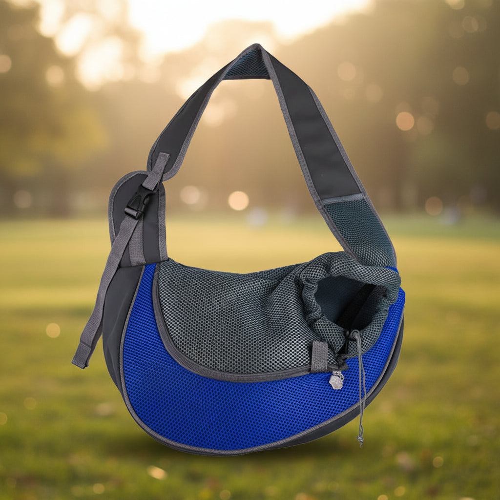 Sac de Transport pour PETIT Chien et Chat – Bandoulière Confort, Vélo & Balade
