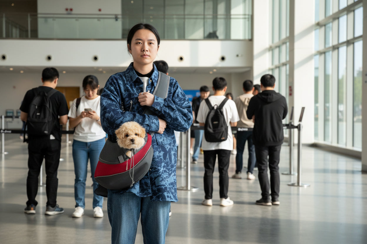 Sac de Transport pour PETIT Chien et Chat – Bandoulière Confort, Vélo & Balade