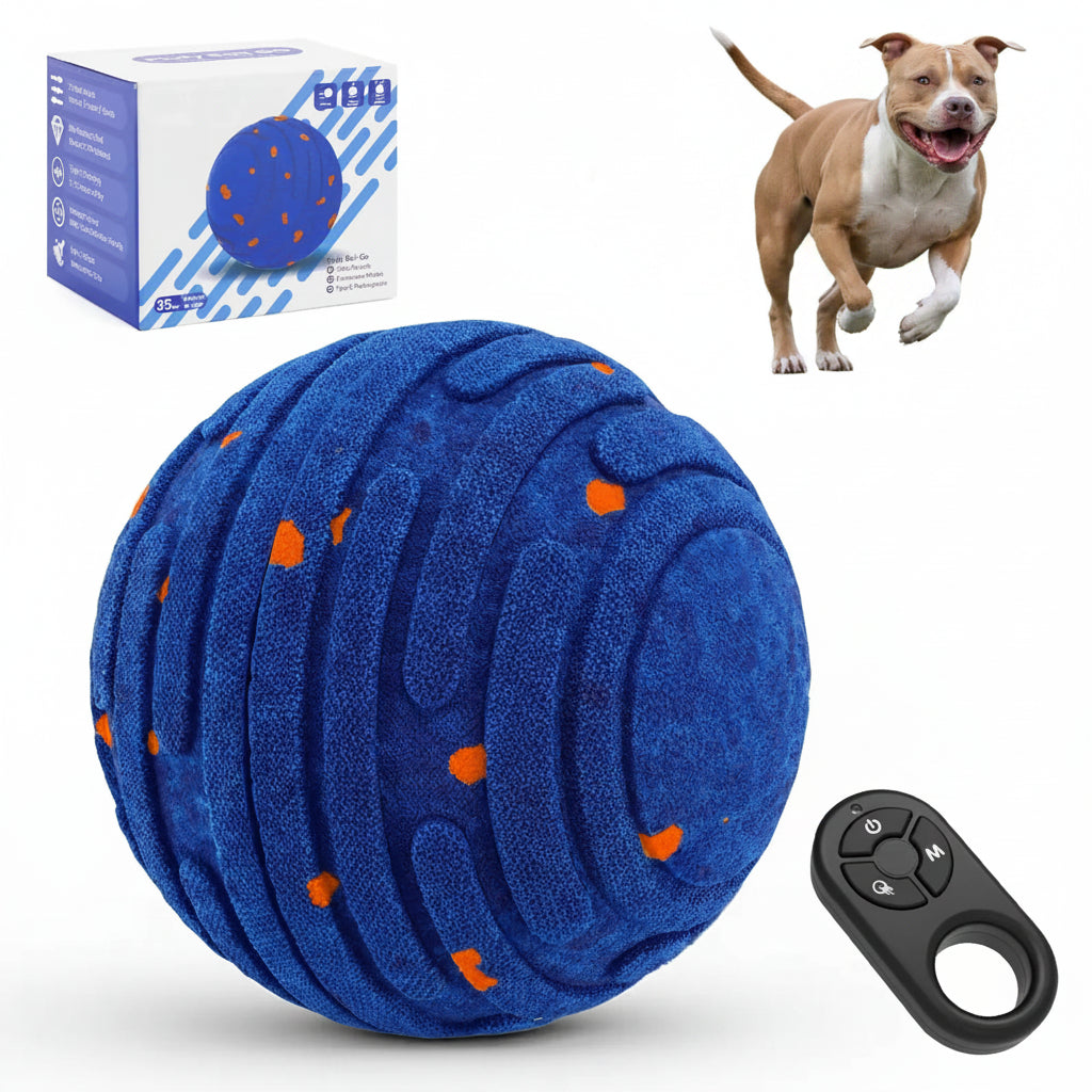 Balle Télécommandée Interactive pour Chien – E-TPU USB-C