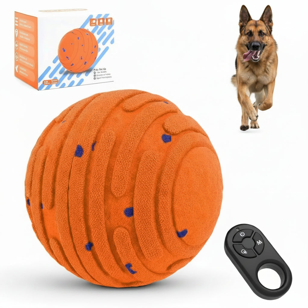 Balle Télécommandée Interactive pour Chien – E-TPU USB-C
