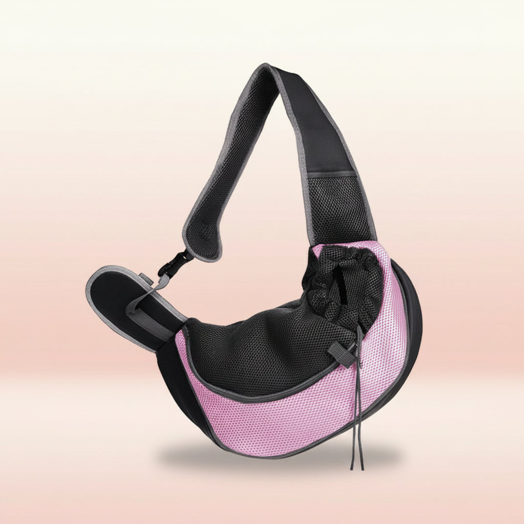 Sac de Transport pour PETIT Chien et Chat – Bandoulière Confort, Vélo & Balade