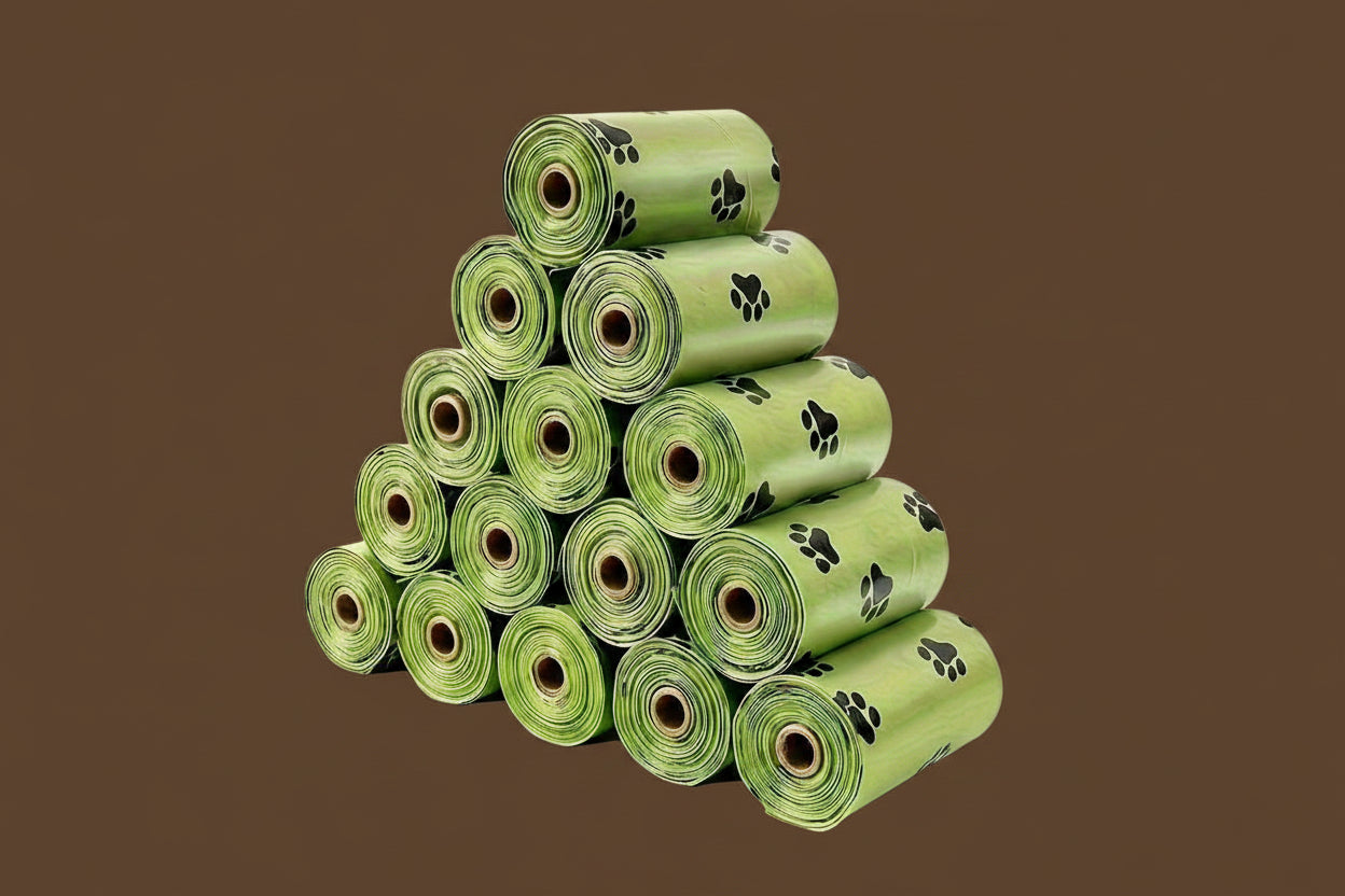 Lot de 10 Rouleaux de Sacs à Déjections Canines Biodégradables - Anivarium