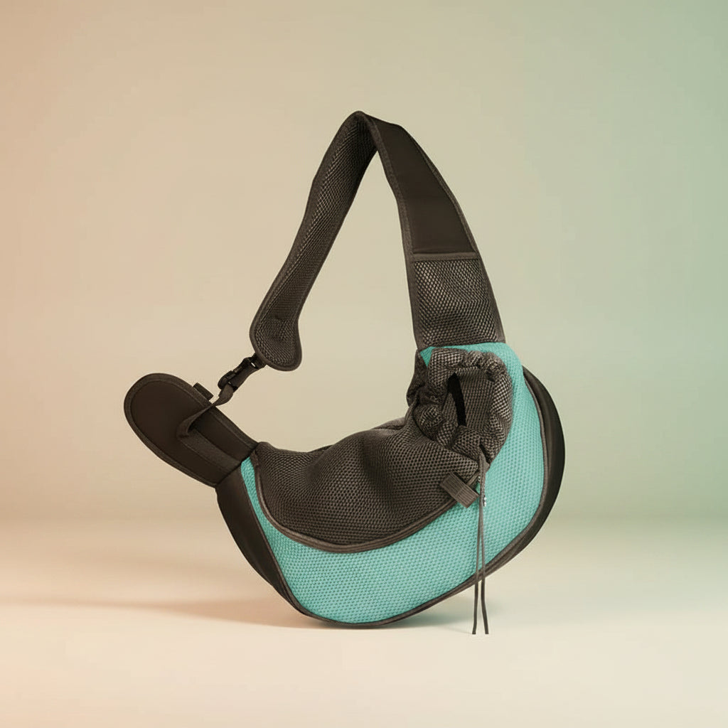 Sac de Transport pour PETIT Chien et Chat – Bandoulière Confort, Vélo & Balade