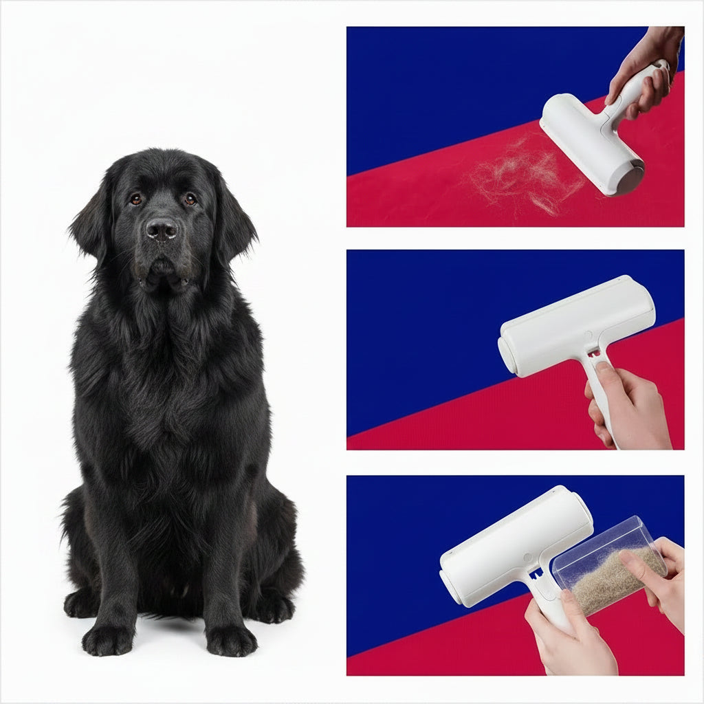BROSSE Magique Anti poils Reutilisable-adieu les Poils en un GESTE !