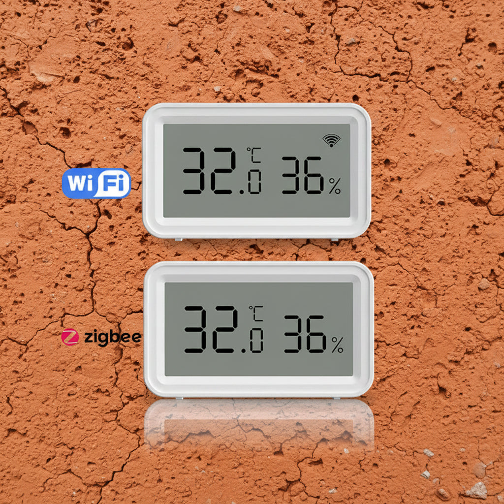 Capteur Intelligent Température & Humidité – Version Wi-Fi ou Zigbee 3.0