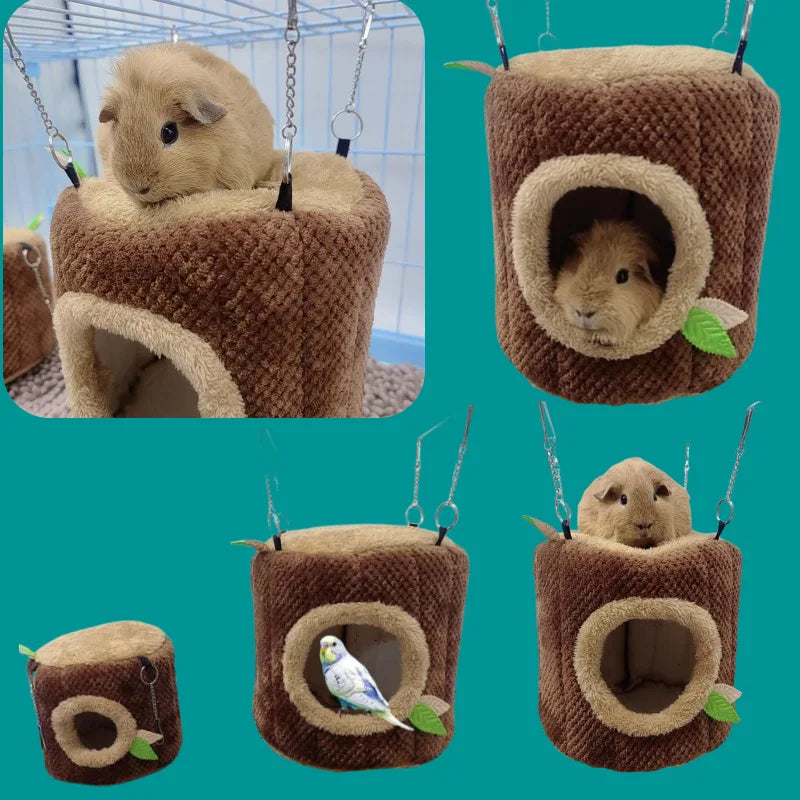 Hamac Souche d'Arbre pour Rongeurs — Hamster, Cochon d'Inde, Rat