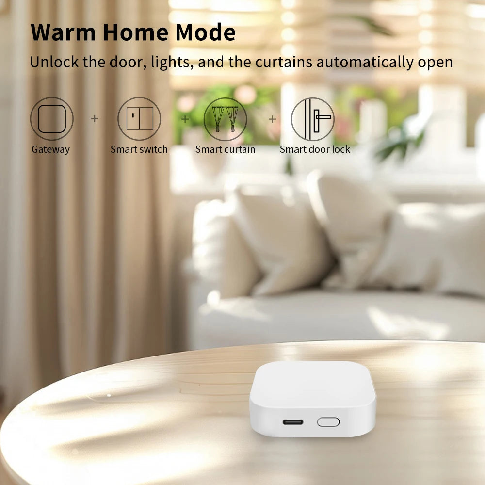 Passerelle Intelligente Zigbee & Bluetooth Tuya — Hub Domotique 128 Appareils