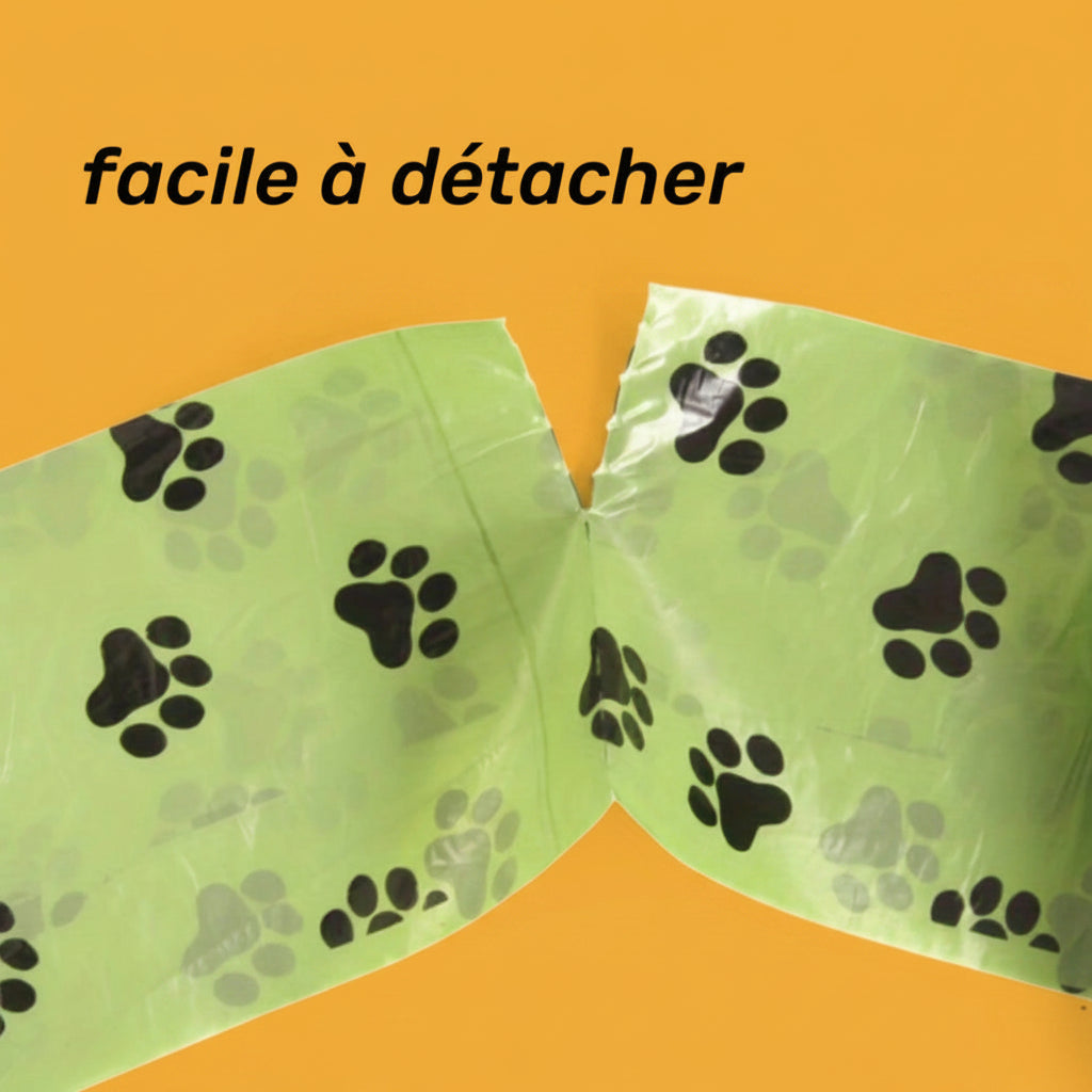 Lot de 10 Rouleaux de Sacs à Déjections Canines Biodégradables - Anivarium
