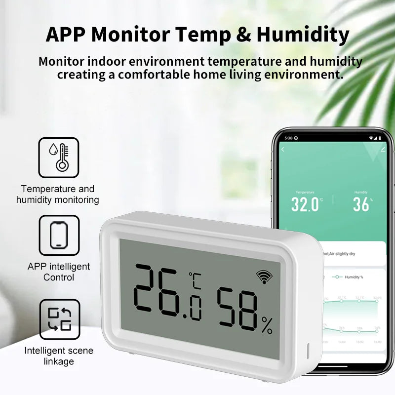 Capteur Intelligent Température & Humidité – Version Wi-Fi ou Zigbee 3.0
