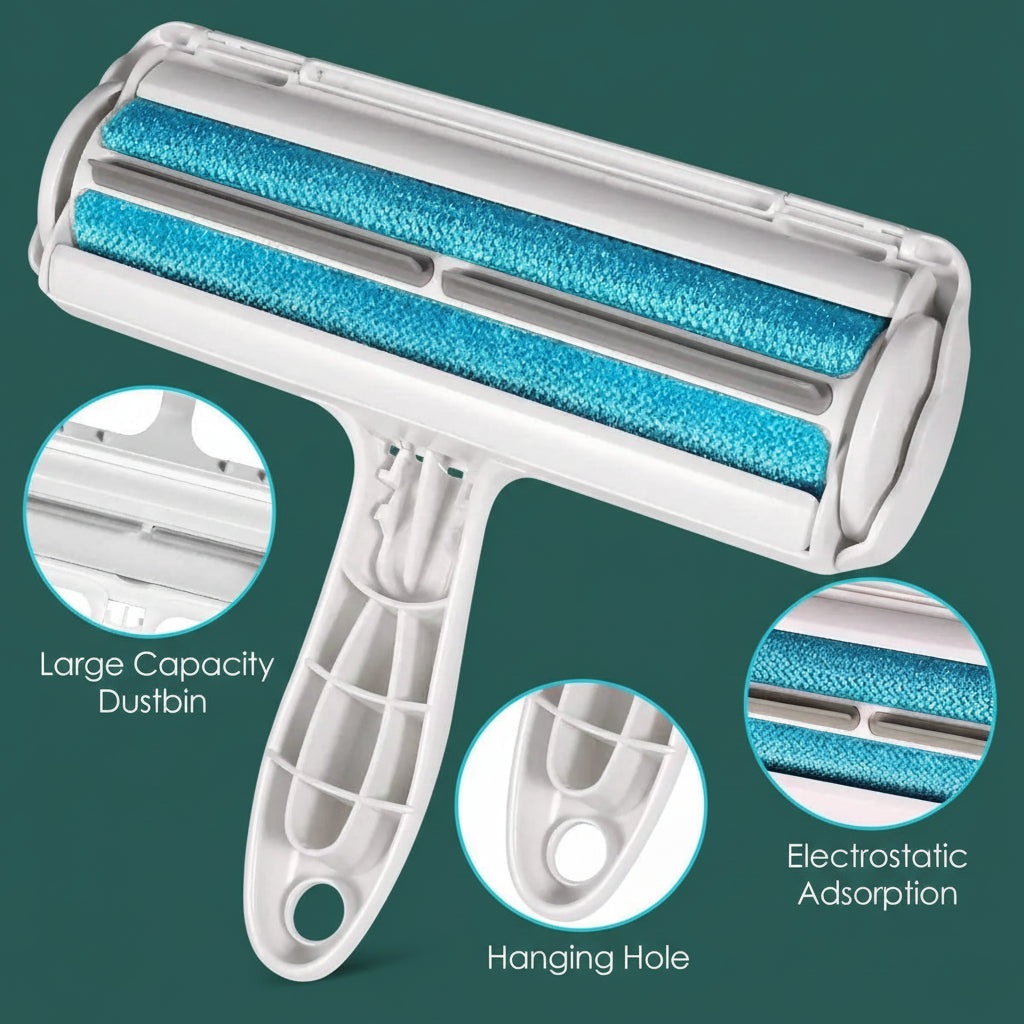 BROSSE Magique Anti poils Reutilisable-adieu les Poils en un GESTE !