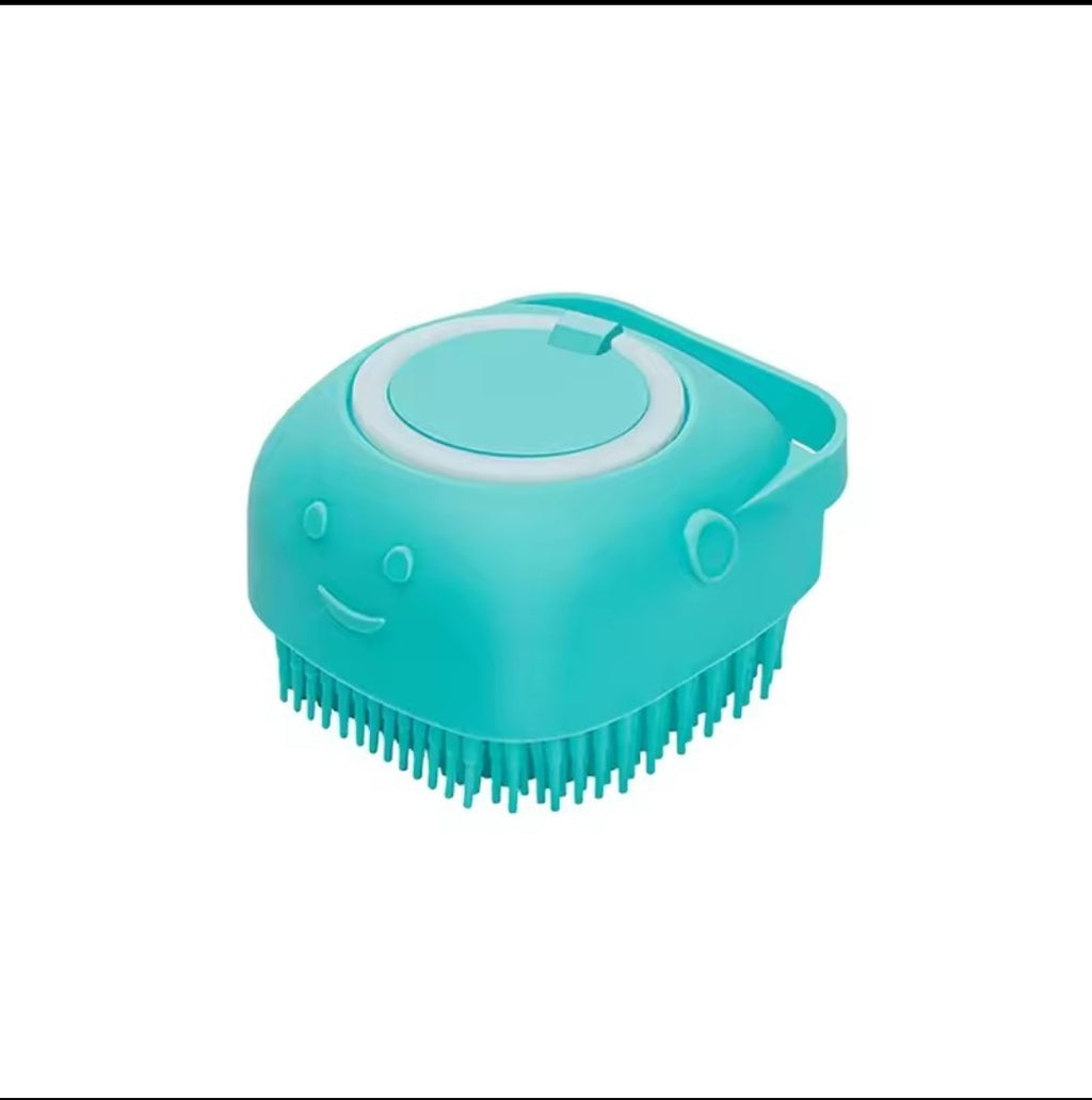 Brosse Bain Massante Chien Chat – Distributeur Shampoing
