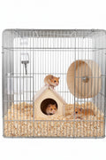 Chalet en Bois Naturel pour Hamster & Rongeurs – Personnalisable