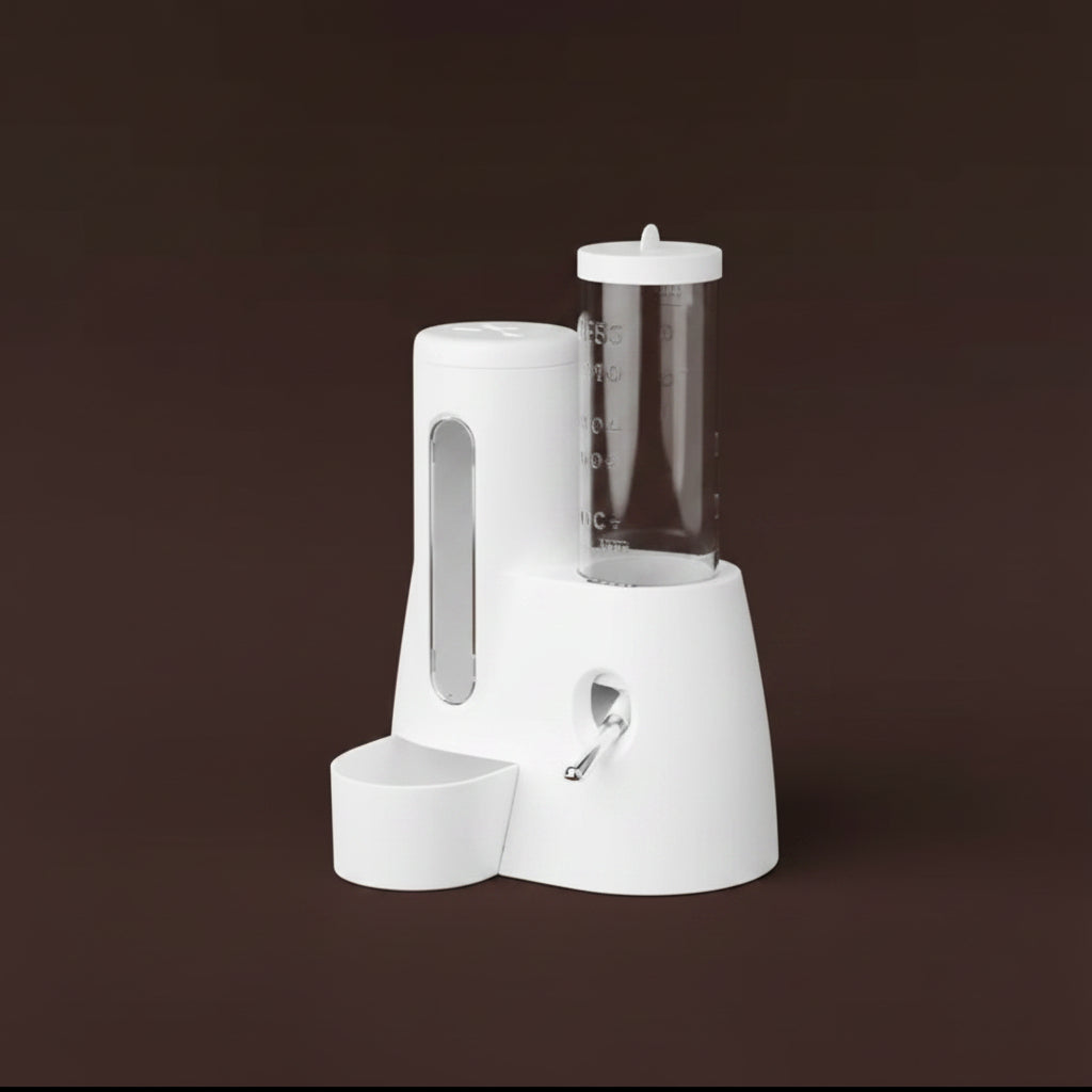 Distributeur Automatique Nourriture & Eau 2 en 1 pour Hamster & Rongeurs