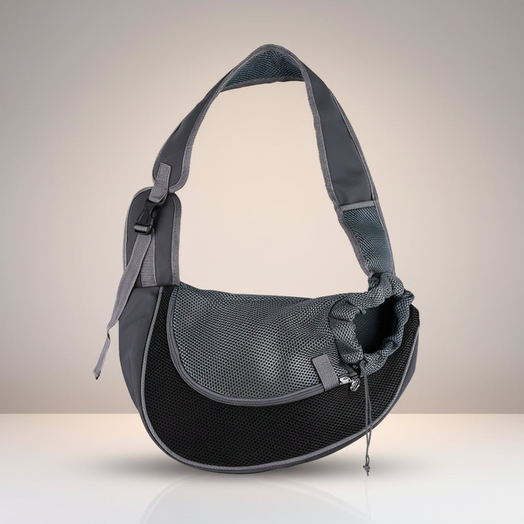 Sac de Transport pour PETIT Chien et Chat – Bandoulière Confort, Vélo & Balade