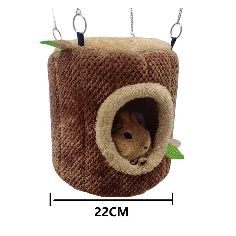 Hamac Souche d'Arbre pour Rongeurs — Hamster, Cochon d'Inde, Rat