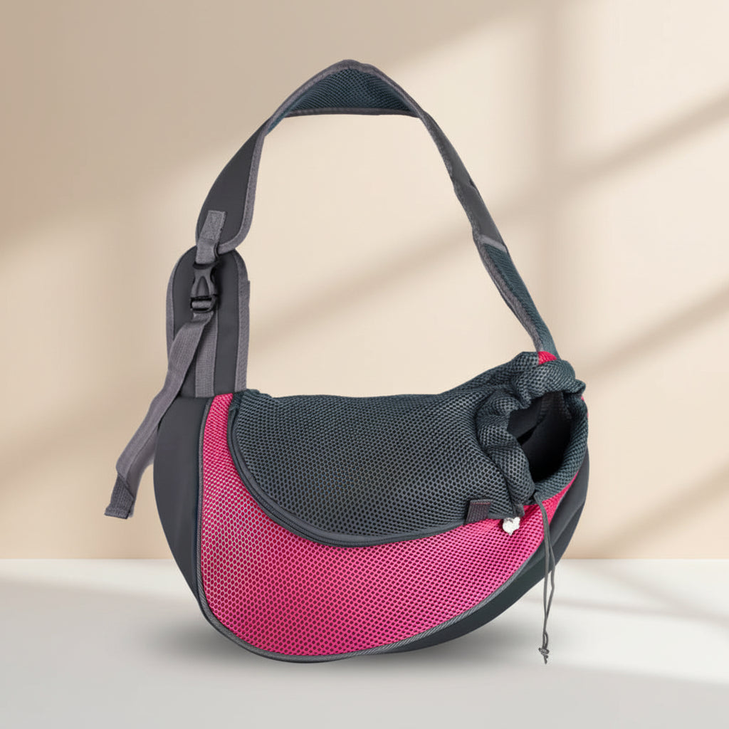 Sac de Transport pour PETIT Chien et Chat – Bandoulière Confort, Vélo & Balade